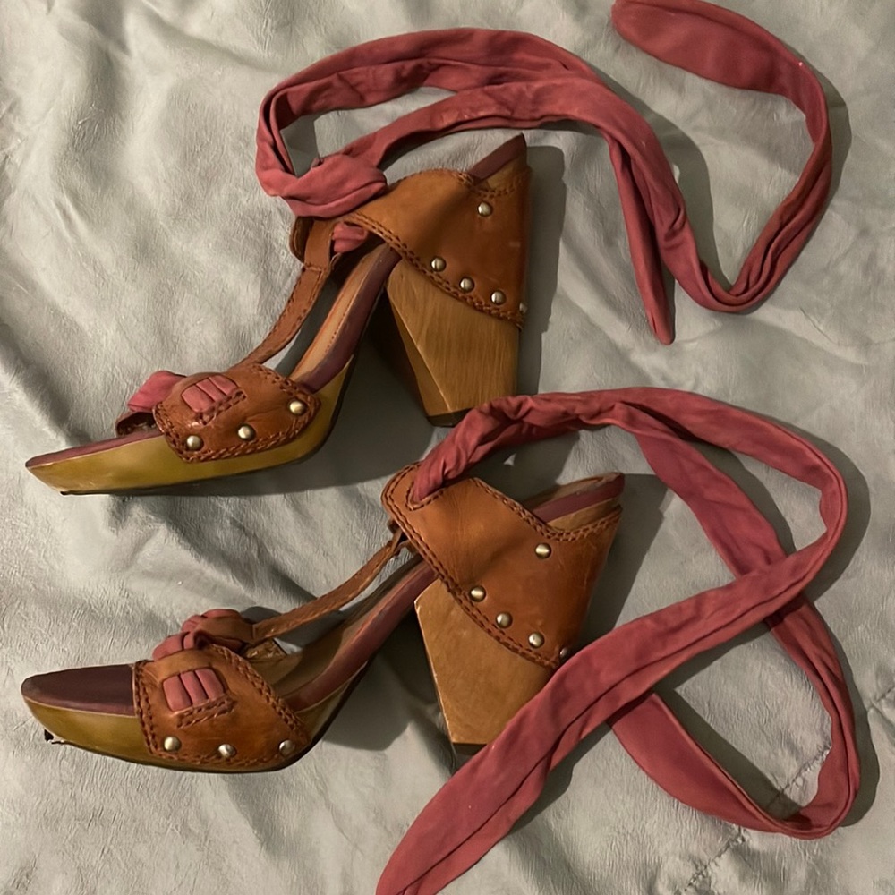 Miss Sixty Ankle Wrap Heels